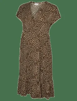 Kvinnor Mamalicious Mammakläder|MLNAIA PILAR TESS SS JRS ABK DRESS 2F - Midiklänningar
