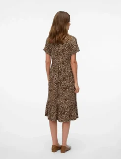 Kvinnor Mamalicious Mammakläder|MLNAIA PILAR TESS SS JRS ABK DRESS 2F - Midiklänningar