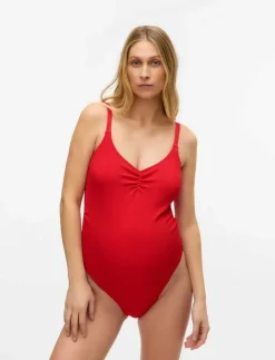 Mamalicious MLNAOMI HC SWIMSUIT - Baddräkter|Kvinnor Badkläder|Mammakläder