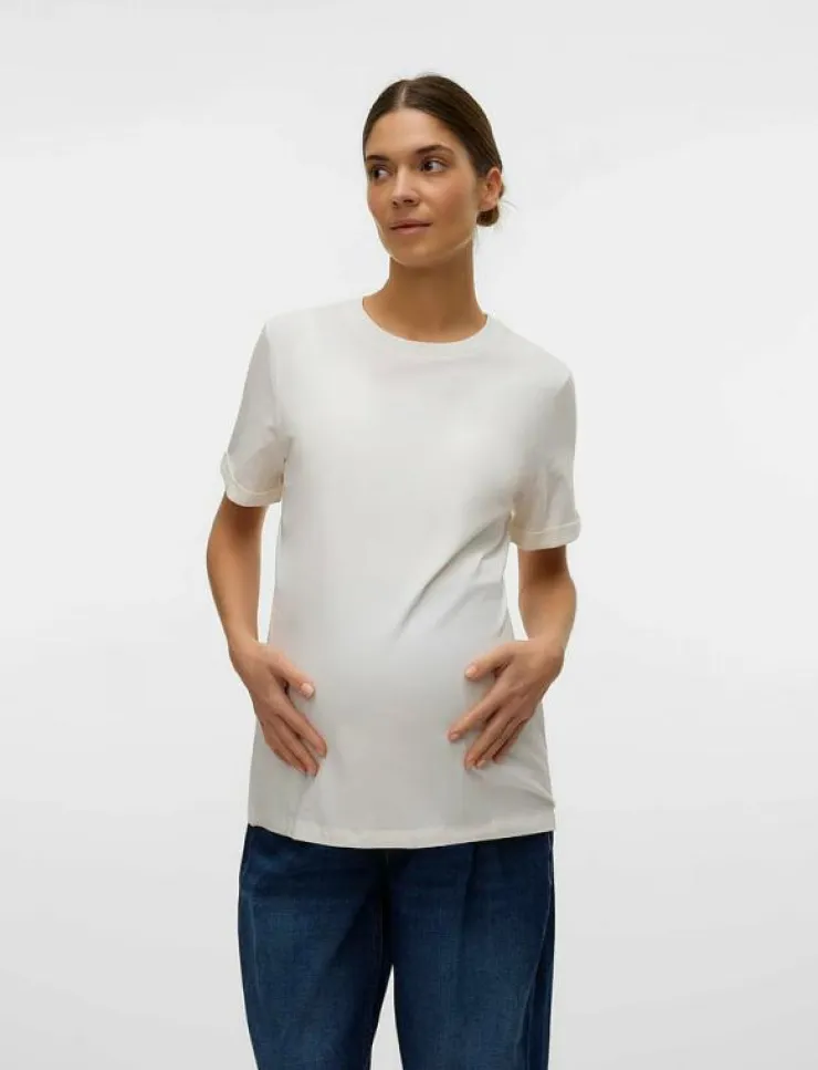 Mamalicious MLNEWEVA SS JRS TOP - T-shirts|Kvinnor Mammakläder