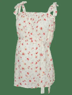 Kvinnor Mamalicious Mammakläder|MLORA LIA STRAP WO TOP 2F - Linnen