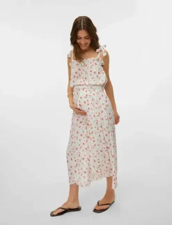 Kvinnor Mamalicious Mammakläder|MLORA WO MIDI SKIRT HW - Midi kjolar