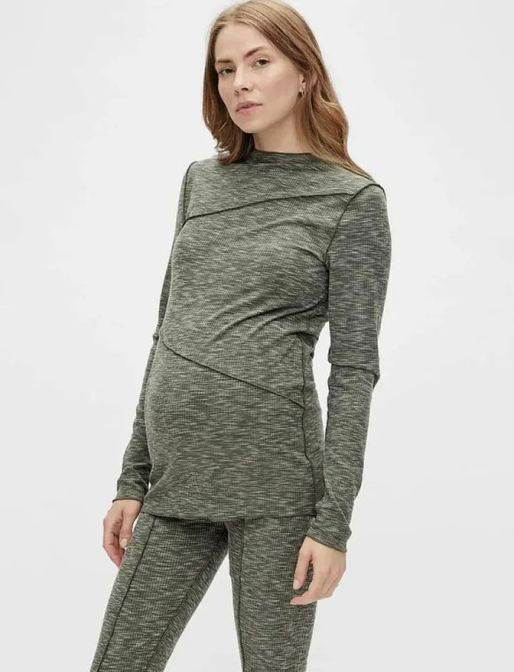 Mamalicious MLREEVE L/S JRS TOP - Långärmade toppar|Kvinnor Mammakläder