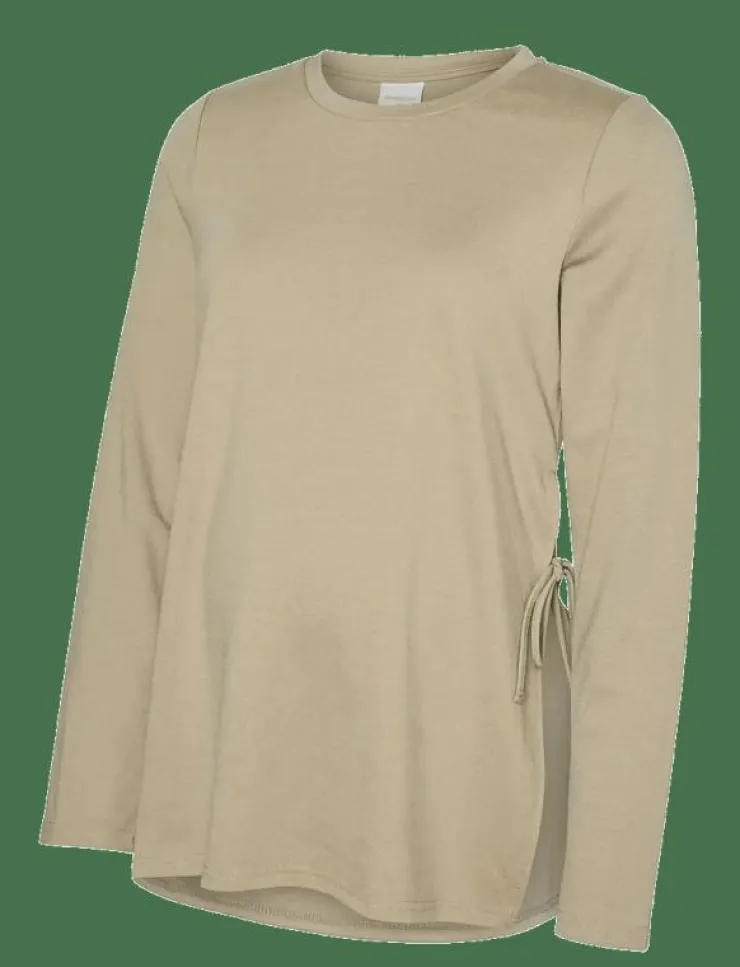 Mamalicious MLRINA VITA LS JRS TOP 2F - Långärmade toppar|Kvinnor Mammakläder