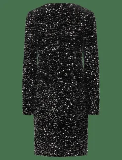 Kvinnor Mamalicious Mammakläder|MLSASSY LS JRS ABK DRESS - Festklänningar