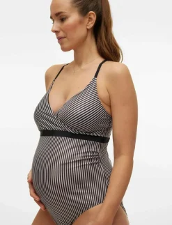 Kvinnor Mamalicious Mammakläder|MLSERENA HC SWIMSUIT - Baddräkter