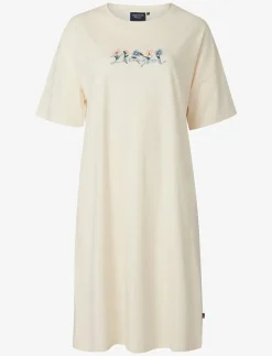 Kvinnor Lexington Home Pyjamas & Loungewear|Molly Organic Cotton Modal Jersey Nightgown - Nattlinnen