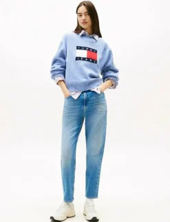 Kvinnor Tommy Jeans Denimkläder|Jeans|MOM JEAN UH TPR DI5133 - Mom jeans