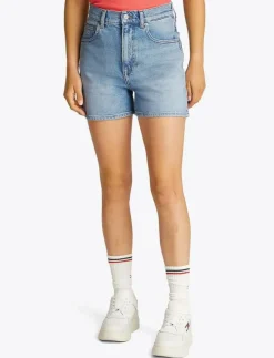 Kvinnor Tommy Jeans Shorts|MOM SHORT BI0112 - Jeansshorts