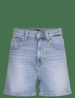 Kvinnor Tommy Jeans Shorts|MOM SHORT BI0112 - Jeansshorts