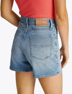 Kvinnor Tommy Jeans Shorts|MOM SHORT BI0112 - Jeansshorts