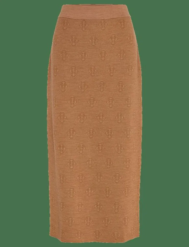 GANT MONOGRAM KNIT SKIRT - Midi kjolar|Kvinnor Kjolar