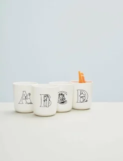 Barn RIG-TIG Matdags|Matdags|Moomin ABC mugg - A 0.2 l. - Espressokoppar