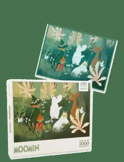 Barn Barbo Toys Pussel & Spel|Moomin Art Puzzle - 1000 pcs - Green - Klassiska pussel