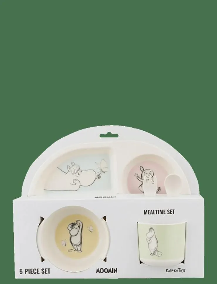 Barbo Toys Moomin Mealtime Set with a 4 Room plate - Matdags|Barn Matdags|Matdags