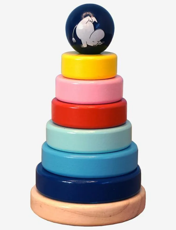 Barn Barbo Toys Babyleksaker|Babyleksaker|Moomin Stacking rings - Stapelbara klossar