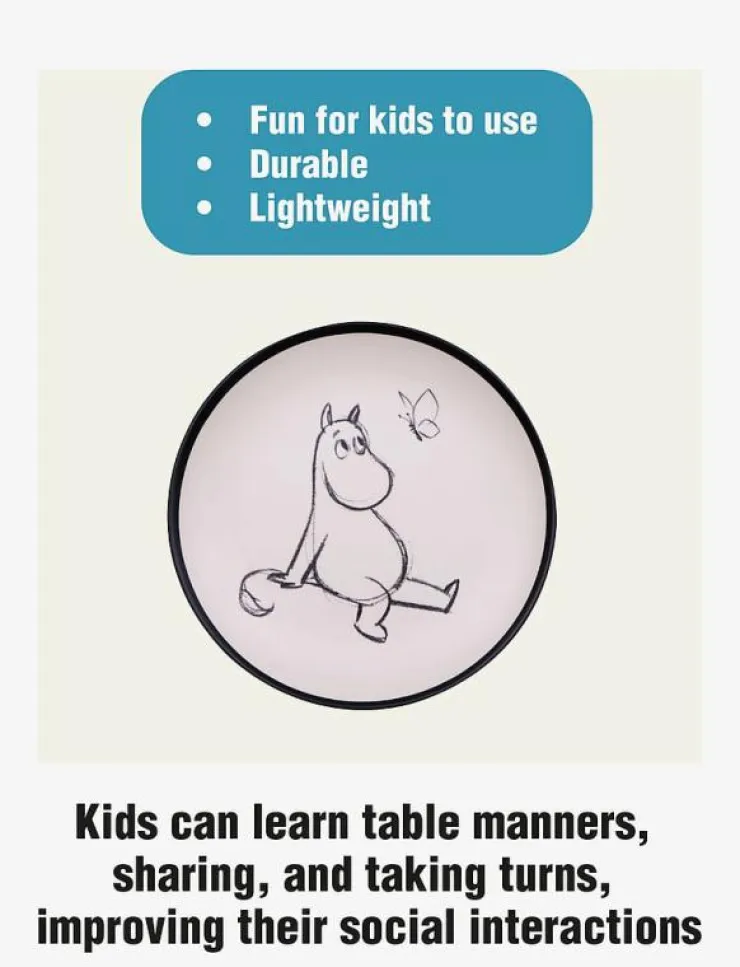 Barn Barbo Toys Matdags|Matdags|Moomin Tableware Plate - Tallrikar