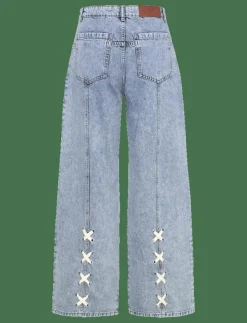 Stella Nova Moon Washed Denim Pants - Vida byxor|Kvinnor Denimkläder|Jeans
