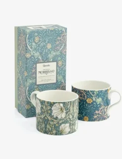 Morris & Co Muggar & Koppar|Mug Seaweed & Pimpernel 2-p - Kaffekoppar