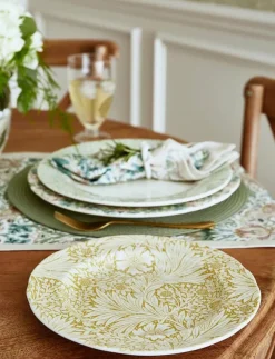 Morris & Co Tallrikar|Plate Marigold 4-pack - Mattallrikar
