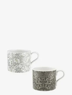 Morris & Co Muggar & Koppar|Morris Muggar 2-pack - Bachelors & Acorn 0.34L - Kaffekoppar