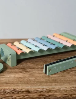 Dantoy MULTI MUSIC SET WOODEN IN GIFT BOX 5 PARTS - Musikinstrument|Barn Musikinstrument