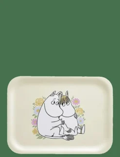 Muurla Serveringstillbehör|Mumin bricka Blommor 27x20cm - Brickor
