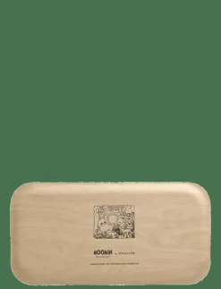 Barn Muurla Serveringstillbehör|Matdags|Mumin bricka I trädgården 43x22cm - Brickor