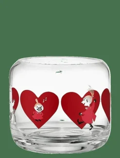 Muurla Ljusstakar & Ljushållare|Mumin ljushållare Hjärta 8cm - Dekoration