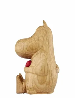 Dsignhouse Moomin Dekorationsdetaljer|Mumitroldene HUG mini S FSC Egetræ - Träfigurer