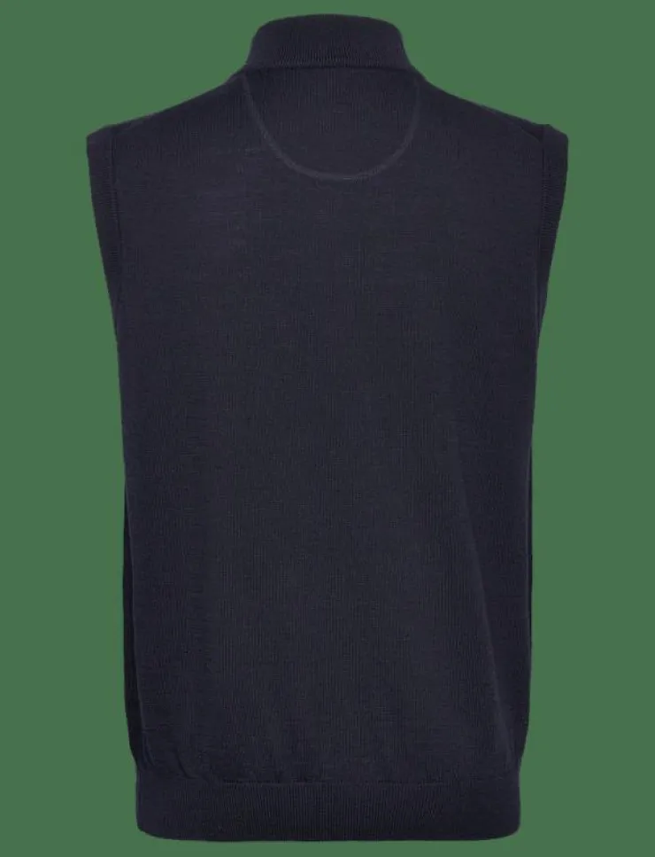 Lexton Links Sweatshirts|Murray 1/2-Zip Merino Vest - Stickat