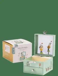 Barn Moulin Roty Smycken|Musical Jewellery Box - Trois Petits Lapins - Smyckeskrin