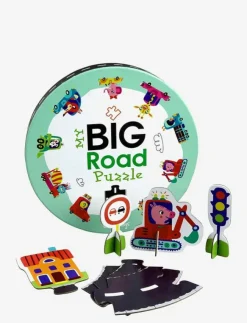 Barn Barbo Toys Pussel & Spel|My Big Road Puzzle - Pussel & Spel