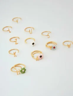 Barn Design Letters Smycken|My Flower Ring 10 mm GOLD - Ringar