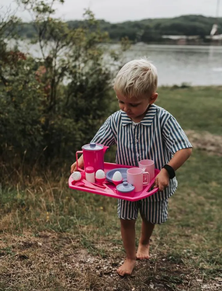 Dantoy MY LITTLE P. BREAKFAST SET ON TRAY NET 23 PCS - Leksakskök & Tillbehör|Barn Leksakskök & Tillbehör