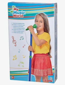 Simba Toys My Music World Mikrofon med Stativ - Musikinstrument|Barn Musikinstrument