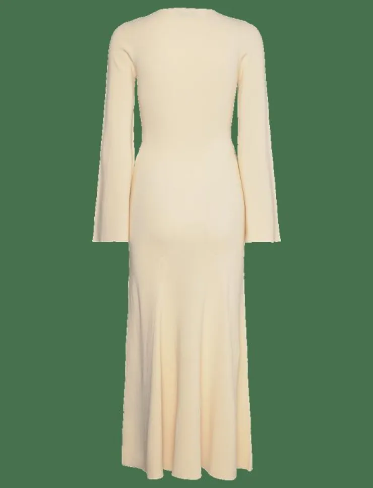 Kvinnor Malina Klänningar|Nadia ring front knitted midi dress - Midiklänningar