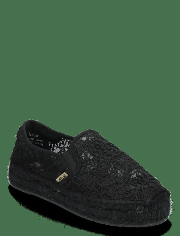 Kvinnor Replay Espadrillos|NASH MACRAME' - Platta espadriller
