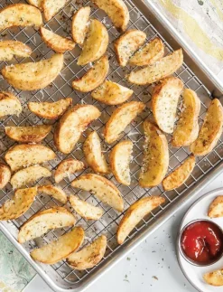 Nordic Ware Ugnsformar|Naturals® Half Sheet Bakplåt med ugnssäkert grillgaller - Ugnsformar