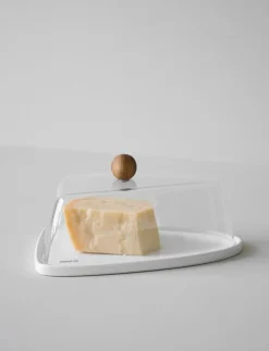 Sagaform Köksförvaring|Nature Cheese with oak handle - Ostkupor