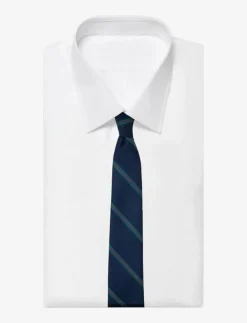 AN IVY Navy Green Red Thin Stripes - Slipsar| Slipsar & Accessoarer