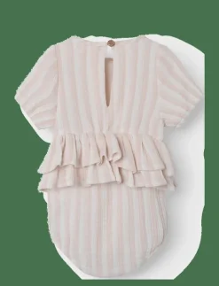 Barn Lil'Atelier Bodies|NBFFEMKE SS LOOSE SUIT LIL - Kortärmad body