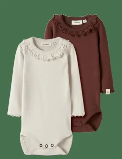 Lil'Atelier NBFGAYO KOJ 2P LS SLIM BODY LIL - Långärmad body|Barn Bodies
