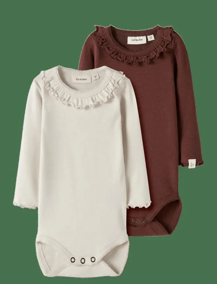 Lil'Atelier NBFGAYO KOJ 2P LS SLIM BODY LIL - Långärmad body|Barn Bodies