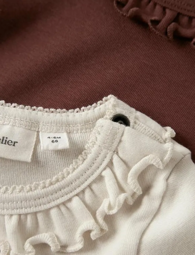 Lil'Atelier NBFGAYO KOJ 2P LS SLIM BODY LIL - Långärmad body|Barn Bodies