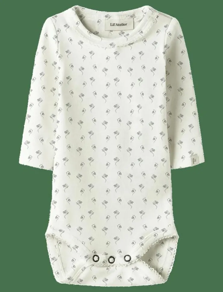 Lil'Atelier NBFGAYO SAG LS SLIM BODY LIL - Långärmad bodysuit|Barn Bodysuits
