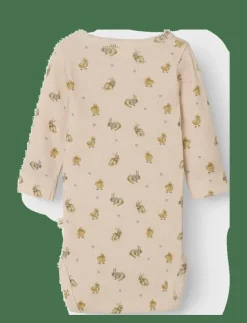 Barn Lil'Atelier Bodies|NBFLAVO KIS LS SLIM BODY LIL - Långärmad body