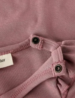 Barn Lil'Atelier Bodies|NBFLAYO SEV LS SLIM BODY SOLID LIL - Långärmad body