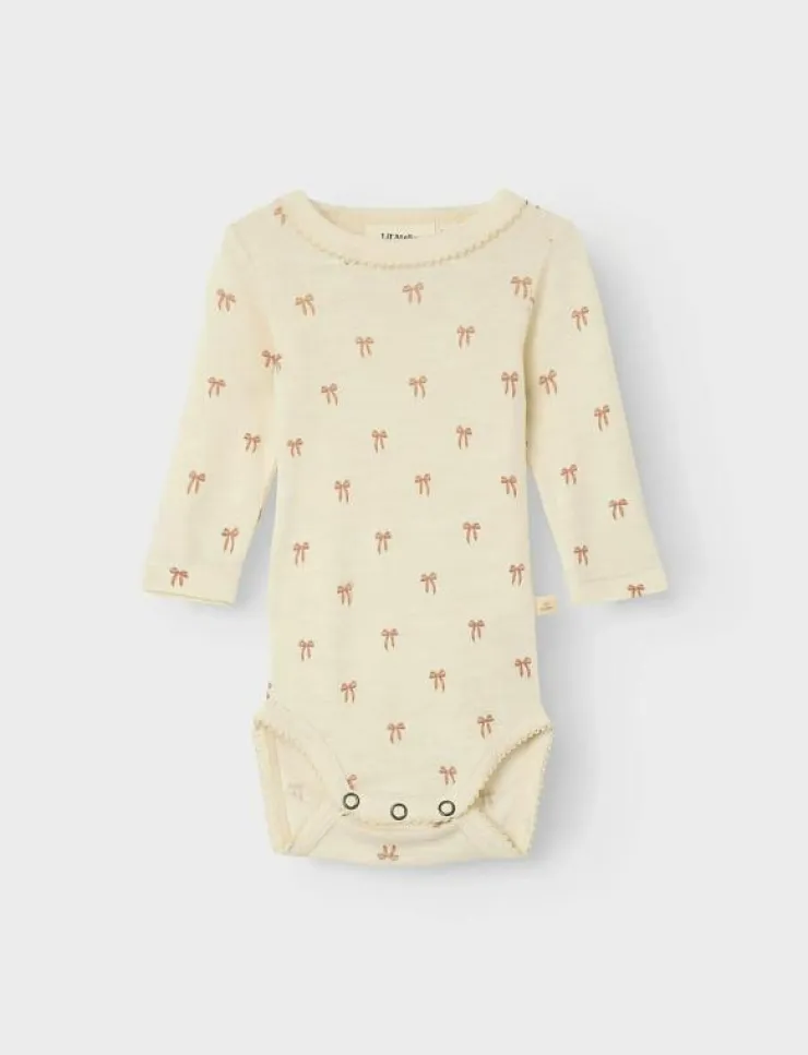 Lil'Atelier NBFNALU LS WO/MO SLIM BODY LIL NOOS - Långärmad body|Barn Bodies