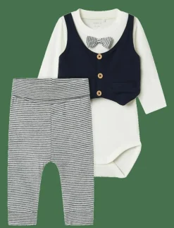 Barn name it Set|NBMADAM LS BODY SET NOOS - Set med body
